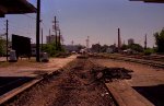 The view southbound at the end of the platforms at Seaboard Station after the main track was pulled up.